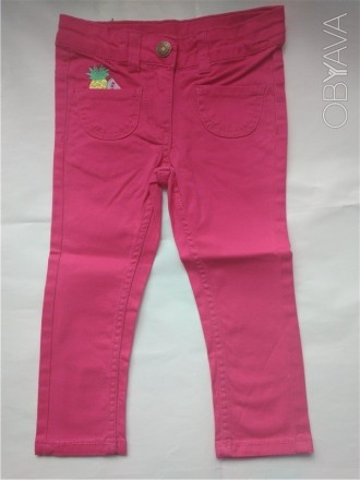 Стрейчевые летние джинсы для девочки от ТМ LUPILU.
Красивого малинового цвета. . . фото 3