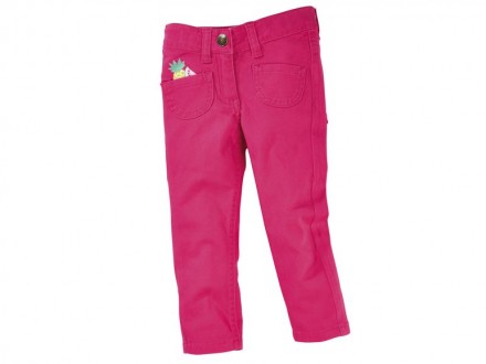 Стрейчевые летние джинсы для девочки от ТМ LUPILU.
Красивого малинового цвета. . . фото 2