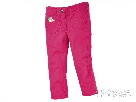 Стрейчевые летние джинсы для девочки от ТМ LUPILU.
Красивого малинового цвета. . . фото 1