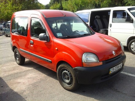 Renault Kangoo, 93000 г.в., красный, 1,2i, бензин, 216тыс.км., 5КПП, тонировка, . . фото 2