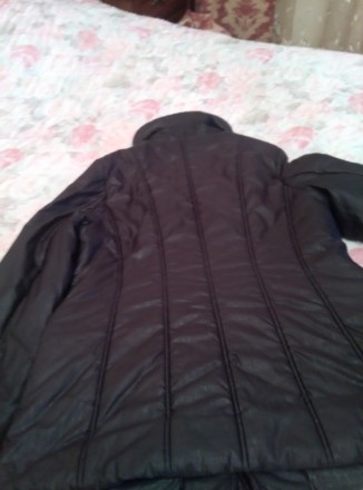 Куртка зимняя , теплая , с двойной застежкой (  молния и пуговицы ) , высокий во. . фото 3
