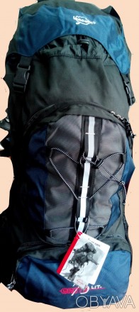 Рюкзак туристичний, 75 літрів, спинка-ортопедична, плечові лямки адаптуються під. . фото 1