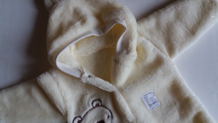 Теплый плюшевый комбинезон "человечек" для новорожденных малышей "Медвежонок". В. . фото 5