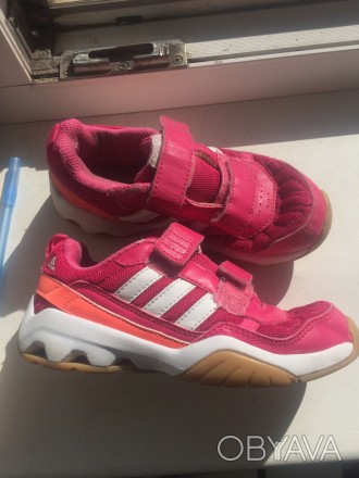 Красовки фирмы adidas(оригинальные) для девочки с размером обуви 29.все замеры п. . фото 1