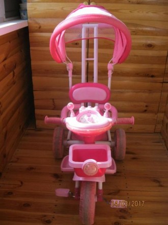 Продам детский трехколесный велосипед фирмы Princess в хорошем состоянии. Диамет. . фото 3