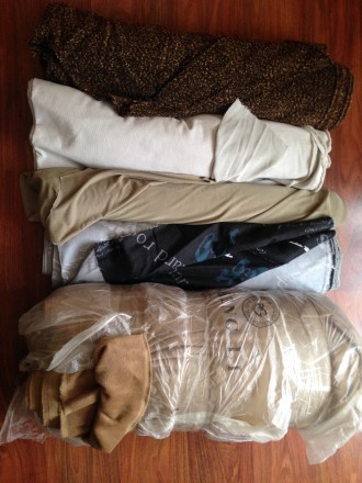 Остатки ткани - драп, джинс-стрейч, пальтовая, кашемир.. . фото 2