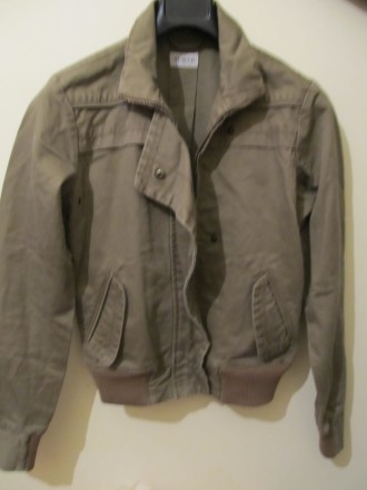 Стильна курточка Moto кольору хакі,без підкладки,розмір 10(UK),38(EURO),наш 44.С. . фото 2