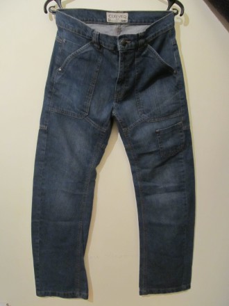 Темно-сині джинси DEMO 100 % котон,на хлопчика 13 років,ріст 158 см.Стан ідеальн. . фото 2