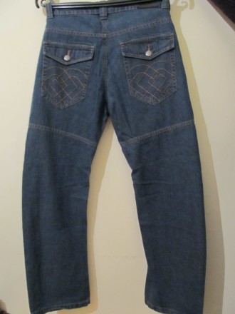 Темно-сині джинси DEMO 100 % котон,на хлопчика 13 років,ріст 158 см.Стан ідеальн. . фото 3