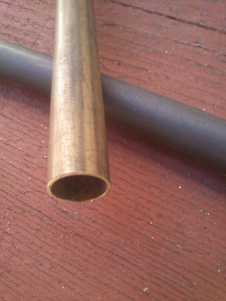 Трубка латунная Ø 16 мм (наружный), Ø 14 мм (внутренний) длинна 2800 мм(+/-_), ц. . фото 3