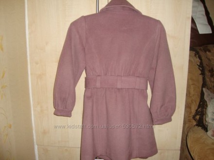 Продам демисезонноное  пальто из натуральной шерсти на девочку 6-9 лет,застегива. . фото 5