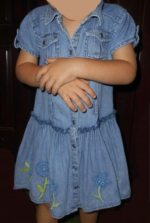 Платье джинсовое на малышку 3 лет.  Pumpkin Patch
Рост:  96 см.  Материал:  100. . фото 9