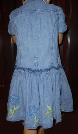 Платье джинсовое на малышку 3 лет.  Pumpkin Patch
Рост:  96 см.  Материал:  100. . фото 10