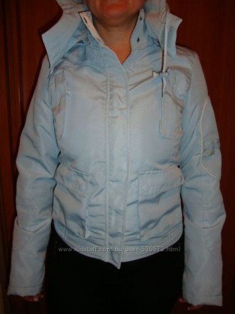 Продам абсолютно не ношенную спортивную фирменную курточку голубого цвета.Замеры. . фото 3