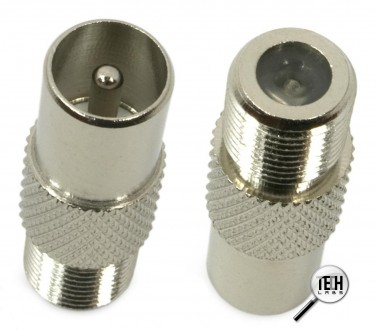 Коннектор FF-FF - самый простой разъём для соединения двух кабелей. Для соединен. . фото 2