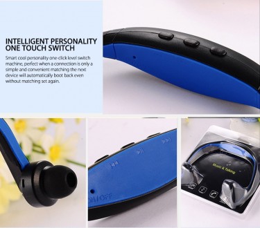 Bluetooth гарнитура наушники с микрофоном для устройств имеющих Bluetooth 
Подд. . фото 3