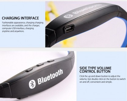 Bluetooth гарнитура наушники с микрофоном для устройств имеющих Bluetooth 
Подд. . фото 4