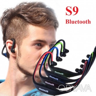 Bluetooth гарнитура наушники с микрофоном для устройств имеющих Bluetooth 
Подд. . фото 1