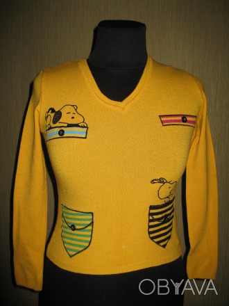 свитер р.38-40, обхват груди - 78 см, длина - 43 см, длина рукава - 50 см, мягки. . фото 1