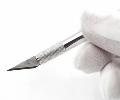 Нож скальпель модельный, применяется в электронике, моделизме и т.д. В комплекте. . фото 3