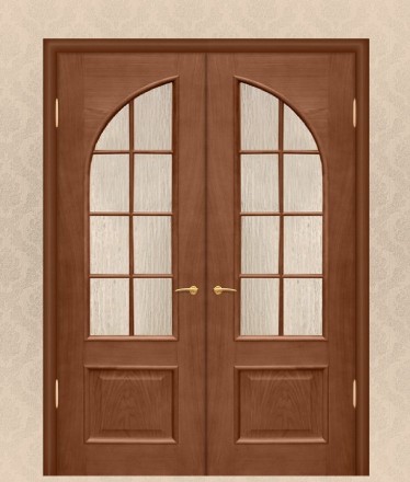 Межкомнатные двойные двери получили широкое распространение в качестве элемента . . фото 5