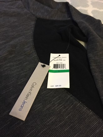 Кофта мужская Calvin Klein Jeans (оригинал) размер L , состав 100% хлопок , прои. . фото 5