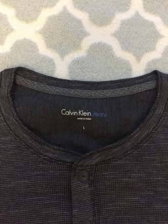 Кофта мужская Calvin Klein Jeans (оригинал) размер L , состав 100% хлопок , прои. . фото 4