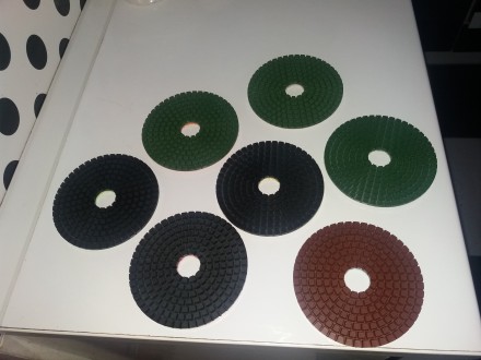 Гибкие шлифовочные алмазные диски. Набор из 7 штук. Производство Южная Корея.. . фото 3
