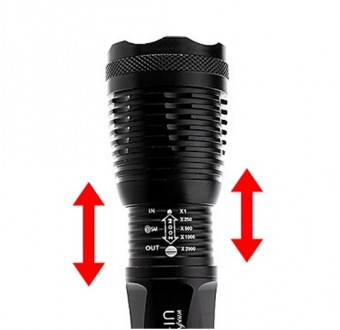 Светодиодный фонарик UltraFire E007 CREE XM-L T6 с зумом.

5 режимов работы:
. . фото 4