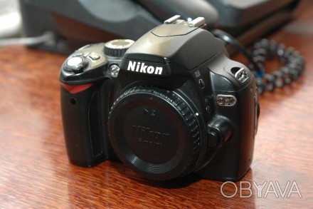Продам цифровий дзеркальний фотоапарат Nikon D60 body. Зовнішній вигляд на фото.. . фото 1
