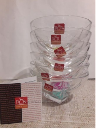 Набор из 6 салатников RCR Fusion Color изготовлен из экологически чистого бессви. . фото 7