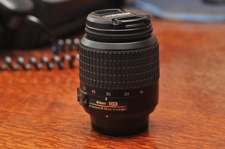 Продам об"єктив Nikon AF-S DX NIKKOR 18-55 1:3.5-5.6G ED.
Зовнішній вигляд на ф. . фото 2