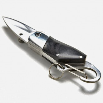 Мини-нож брелок, складной с чехлом.
Компактный карманный нож Woodsteel с прочны. . фото 6