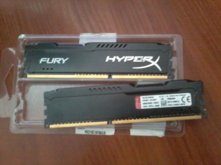 описание:
HyperX FURY Black
PC3-14900 (Kit of 2x4096)
(HX318C10FBK2/8) 
Напр. . фото 4