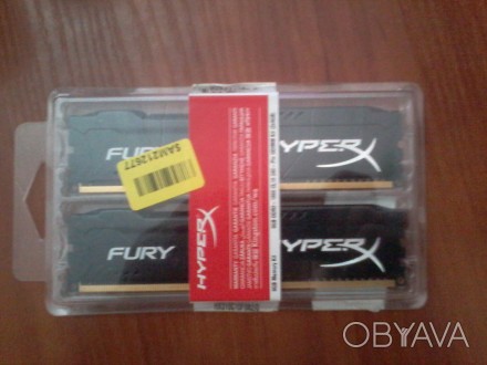 описание:
HyperX FURY Black
PC3-14900 (Kit of 2x4096)
(HX318C10FBK2/8) 
Напр. . фото 1