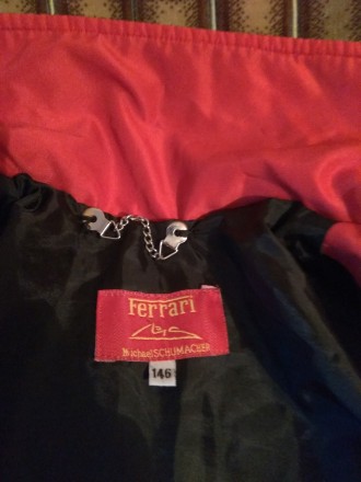 Продам детскую кофту батник куртку Ferrari на мальчика, тёплая, отличное состоян. . фото 4