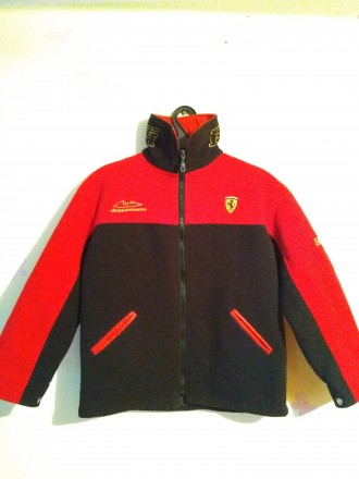 Продам детскую кофту батник куртку Ferrari на мальчика, тёплая, отличное состоян. . фото 2