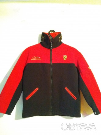 Продам детскую кофту батник куртку Ferrari на мальчика, тёплая, отличное состоян. . фото 1