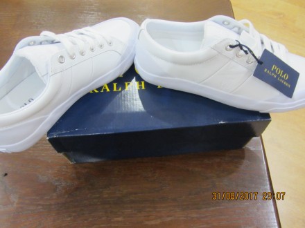 Продам новые кроссовки/сникерсы американского бренда Polo Ralf Lauren Оригинал-1. . фото 8