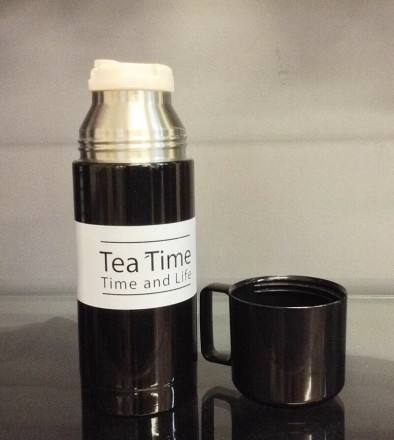 Термос Tea Time 
Материал: нержавеющая сталь
Объем: 350 мл
Удобный клапан
Кр. . фото 8