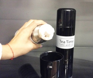 Термос Tea Time 
Материал: нержавеющая сталь
Объем: 350 мл
Удобный клапан
Кр. . фото 7