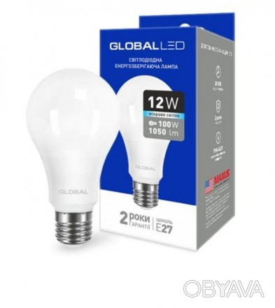Новые лампы
Характеристики Светодиодная лампа Global A60 12W 4100К 220V E27 AL . . фото 1