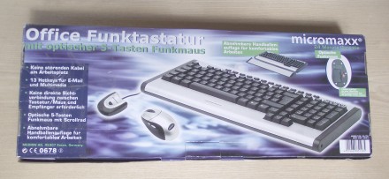 Новый КОМПЛЕКТ клавиатура+мышь безпроводные (отдельно не продаются - один общий . . фото 2