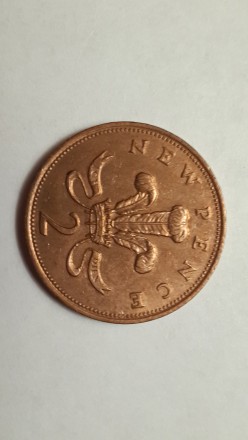 Продам монету 2 пенса Великобритания 1975 год,состояние-VF-очень хорошее.Цена 15. . фото 5