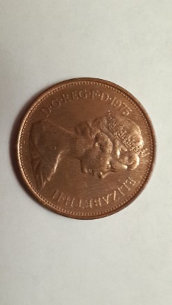 Продам монету 2 пенса Великобритания 1975 год,состояние-VF-очень хорошее.Цена 15. . фото 4