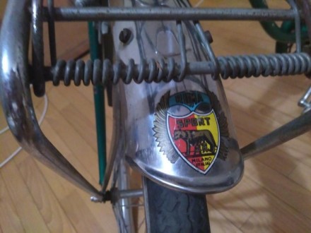 Велосипед вінтажний з цікавою італійською стальною рамою. Фарба оригінальна з по. . фото 5