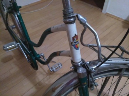Велосипед вінтажний з цікавою італійською стальною рамою. Фарба оригінальна з по. . фото 3