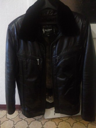 продам новую кожаную курточку весна осень зима 100% кожа.р.50/52.можно носить ве. . фото 8