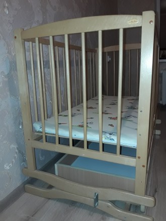 Дитяче ліжечко (колиска) Тиса-3+Матрацик. . фото 5