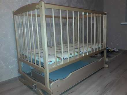 Дитяче ліжечко (колиска) Тиса-3+Матрацик. . фото 2